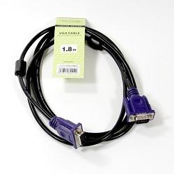 TV-COM Кабель соединительный QCG120H-1.8M SVGA 15M/M 1,8m 2 фильтра [6939510844122]