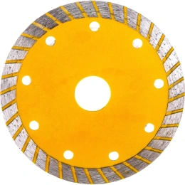 Диск алмазный отрезной Турбо (115x22.2x2.4x10 мм) KRANZ KR-90-0120