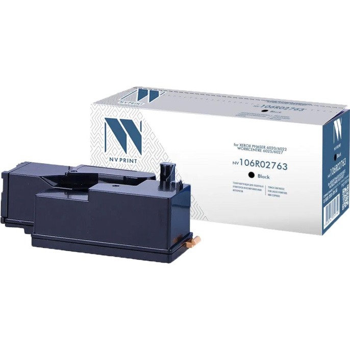 NV Print 106R02763 Картридж для Xerox Phaser 6020/6022/WorkCentre 6025/6027 2000k Black NV-106R02763Bk