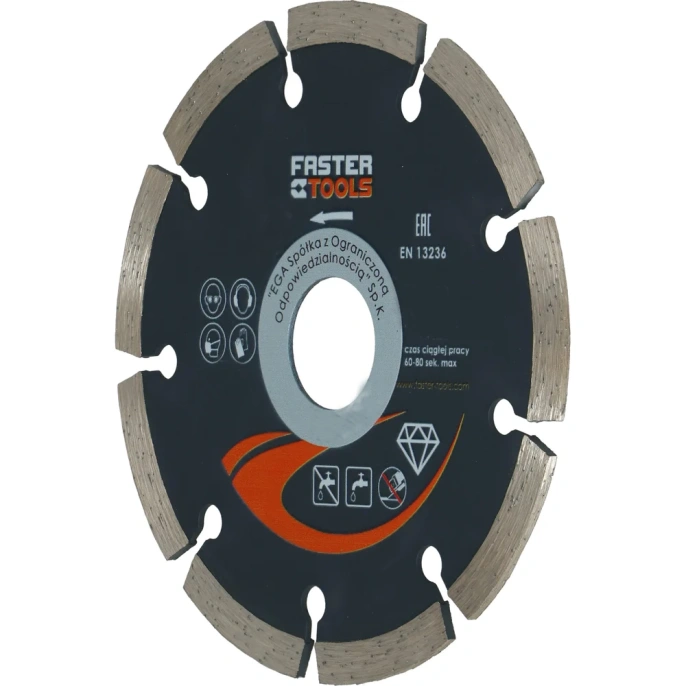 Диск алмазный сегментный 125x1.8 мм FASTER TOOLS 674