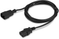 Кабель-удлинитель сетевой KINGPRICE KP-PC-C13-C14-3m,  IEC C13 (прямой) -  IEC C14 (прямой),  3м,  черный