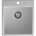 Кухонная мойка GRANFEST GRANFEST Мойка URBAN 644 1-чаша 440*490мм, монтаж: врезной, материал: кварц, цвет: серый URBAN 644 gray