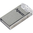 Накопитель USB Apacer AH111 64GB (AP64GAH111CR-1) (интерфейс: USB 2.0 Type-A, без колпачка, материал корпуса: металл)