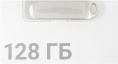 Флешка USB Digma DRIVE3 128ГБ, USB3.0, серебристый [dgfum128a30sr]