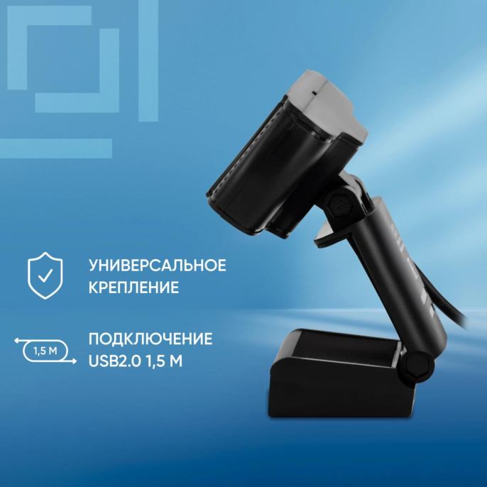 Web-камера Oklick OK-C013FH,  черный