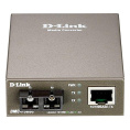 D-Link DMC-F30SC/B1A Медиаконвертер с 1 портом 10/100Base-TX и 1 портом 100Base-FX с разъемом SC для одномодового оптического кабеля до 30 км