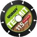 Отрезной диск по дереву GRAFF Termit 115 мм для УШМ болгарки termit115