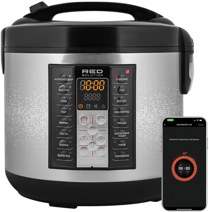 Мультиварка Red Solution SkyCooker RMC-M40S 5л 700Вт черный/серый