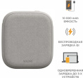 Мобильный аккумулятор Solove W5 10000mAh QC3.0/PD3.0/PE2.0 22.5W 2.1A 2xUSB-A/USB-C беспров.зар. серый W5 WHITE UPDATED RUS