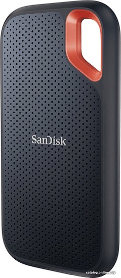 Внешний накопитель SanDisk Extreme V2 SDSSDE61-1T00-G25 1TB SSD, USB 3.2 Gen2 (10 Гбит/с), пластик, цвет оранжевый/черный