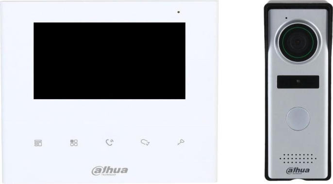 Комплект домофона Dahua DHI-KTA04,  белый