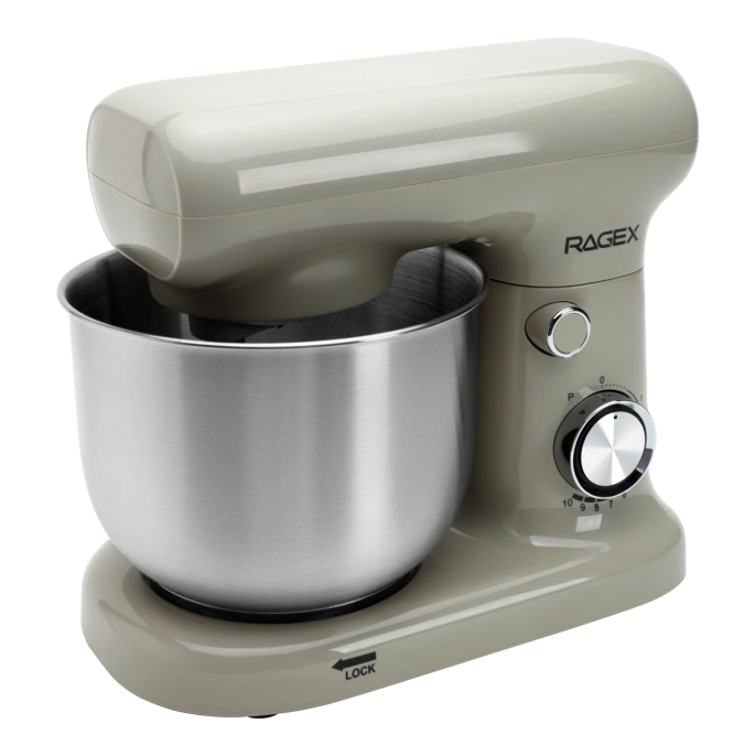 Планетарный миксер 3 в 1 RAGEX R008, 3л, 1500Вт, цвет: 110 бежевый