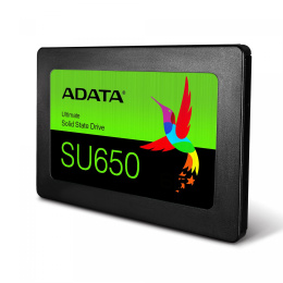 Твердотельный накопитель/ ADATA SSD Ultimate SU650, 240GB, 2.5" 7mm, SATA3, 3D TLC, R/W 520/450MB/s, IOPs 40 000/75 000, TBW 140, DWPD 0.5 3 года (ASU650SS-240GT-R)