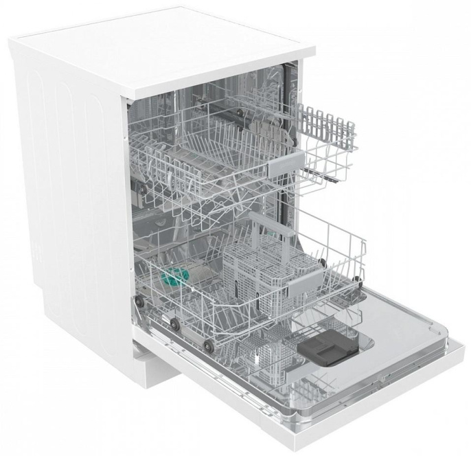 Посудомоечная машина Gorenje GS642C90W 2 корзины , полноразмерная, напольная, 59.9см, загрузка 14 комплектов, белая