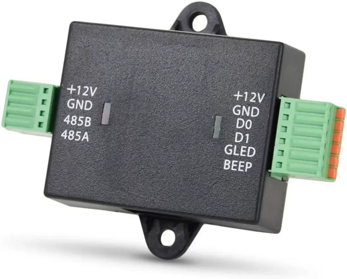 Преобразователь ZKTeco WR485 RS485-Wiegand, для возможности подключения считывателей Wiegand к контролеру C2-260