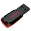 Флеш Диск Sandisk 32Gb Cruzer Blade SDCZ50-032G-B35 USB2.0 черный/красный