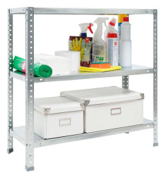 Стеллаж ПРАКТИК ES 75KD сталь, 750x750x300мм серебристый [s24099023358]