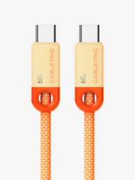 Кабель USB CABLETIME CUP5L (CT-CM60-POR2) апельсин, 2 м, 60 Вт