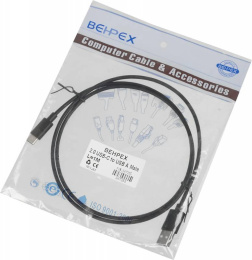 Кабель USB m -USB Type-C m 1м черный