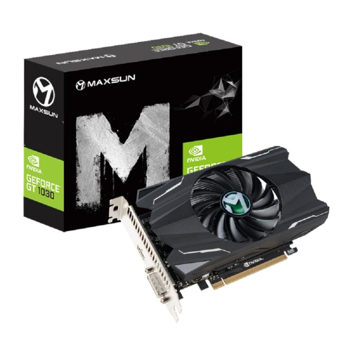 Видеокарта MAXSUN MS-GT1030 Transformer 4G GDDR4, 128bit, 1137/2100MHz, HDMI/DVI 1 FAN MS-GT1030 TF 4GD4 RTL