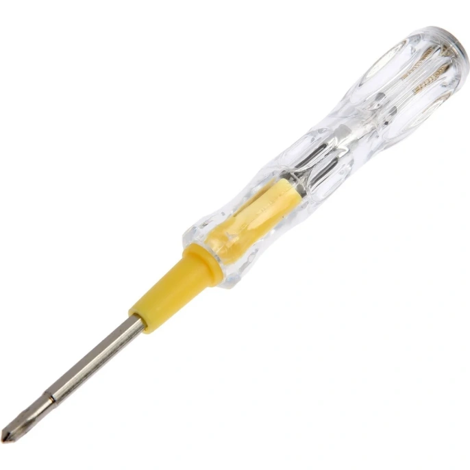 Индикаторная отвертка ТУНДРА пластиковая рукоятка, 155 мм 2276018