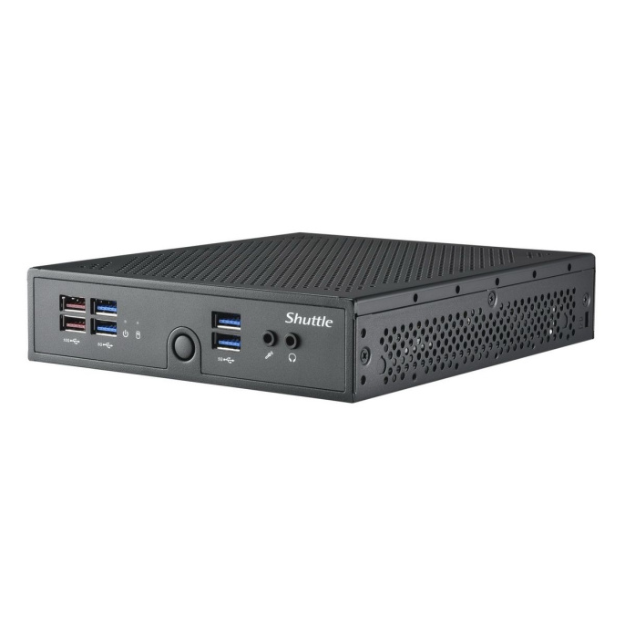 Платформа системного блока с ЦПУ Shuttle Intel i5-1335U, Fanless Support 3 displays, 2xDDR5 SODIMM, 1 HDMI 2.0b+ 1 DisplayPort 1.4+VGA,WLAN optional, 90W power adapter,VESA. 74R-DS50U-005-SHU-001
