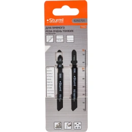 Пилки для лобзика T118G по металлу 51 мм; 2 шт. Sturm 5250701