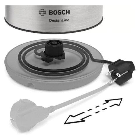 Чайник электрический Bosch TWK2M164 1.7л. 2400Вт красный корпус: пластик