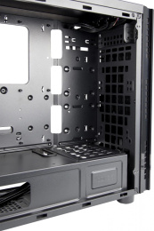 Корпус ATX CHIEFTEC Hawk, Midi-Tower, без БП,  черный [al-02b-tg-op]