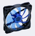 Вентилятор Digma DFAN-LED-BLUE 120мм, 3-pin, от БП:4-pin (Molex), 1200об/мин, 23 дБ, RGB, черный, Ret