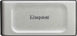 2ТБ Внешний диск SSD Kingston XS2000, USB 3.2, запись - 2000МБ/с, чтение - 2000МБ/с, серый [sxs2000/2000g]