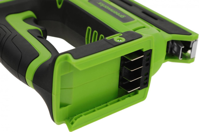 Степлер ручной Greenworks G24CS10 скобы 4/55/90/18GA (3400107)