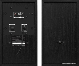 Акустика Sven SPS-614 Black настольная/полочная, 2.0, мощность RMS 40 Вт, 40-22000 Гц, МДФ, Bluetooth