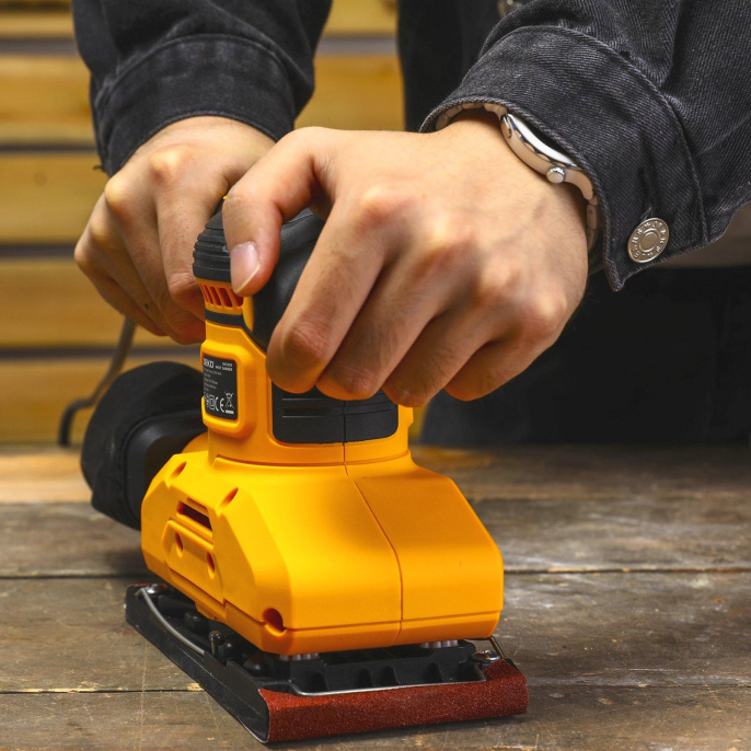 Вибро шлифовальная машина Deko DKS350 350Вт 063-4339