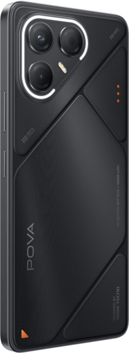 6.78" Смартфон TECNO Pova 7 5G 8/128Gb,  NFC,  IPS,  144Гц,  6000мAч,  черный