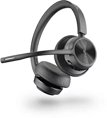 Гарнитура беспроводная PLANTRONICS 218476-02 VOYAGER 4320 UC,V4320-M C (COMPUTER & MOBILE) MICROSOFT TEAMS CERTIFIED, USB-A, STEREO BLUETOOTH HEADSET, WITH CHARGE STAND, WORLDWIDE