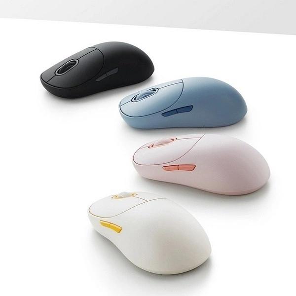 Мышь беспроводная Xiaomi Wireless Mouse 3, Bluetooth/Радио, оптическая, USB, 1200dpi, белый [bhr8912gl]