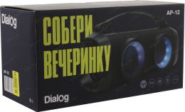 Акустическая портативная колонка Dialog Progressive AP-12 - 15W RMS, Bluetooth, FMUSB reader, LED