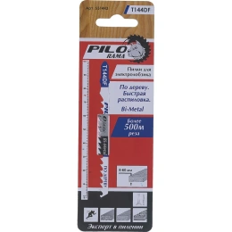 Пилки для лобзика Bi-metal T144DF (100x75 мм; 8-60 мм; 6 TPI) Pilorama 551443
