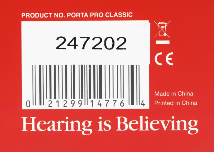 Наушники накладные Koss Porta Pro Classic 1.2м черный проводные оголовье 17101035