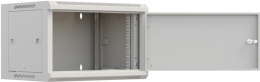Шкаф коммутационный NTSS Премиум NTSS-W6U6060FD настенный 6U 570x600мм пер.дв.металл 60кг серый 500мм 18.8кг 220град. 370мм IP20 сталь