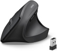 Беспроводная вертикальная мышка UGREEN M571P 65042 Wireless Vertical Mouse 2.4GHz & Bluetooth. Цвет: черный