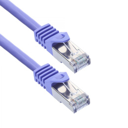 Патч-корд ACD-LPS6A-50P Cat6a SSTP, 27AWG,CU Фиолетовй, 5.0м, 741890