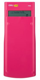 Калькулятор DELI E1710A/RED,  10+2-разрядный, красный