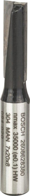 Фреза Bosch Standard for Wood 2.608.628.380 пазовая, обрабатываемый материал: дерево, рабочая длина 19.6 мм, рабочий диаметр 7 мм, диаметр хвостовика: 8 мм