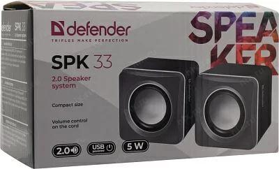 Колонки Defender SPK 33 (2x2.5W питание от USB) 65632