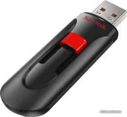 USB Flash SanDisk Cruzer Glide 32GB Black SDCZ600-032G-G35  32 ГБ, USB 3.2 Gen 1 Type-A (5 Гбит/сек), выдвижной разъем, пластик, скорость 100/20 МБ/с, цвет черный
