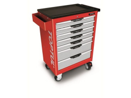 Тележка для инструмента 7 секций КРАСНЫЙ серия ProLine TOPTUL TCAC0702