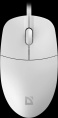 Мышь проводная Defender Azora MB-241, оптическая, USB, 1200dpi, белый [52242]