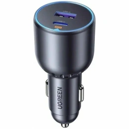 Автомобильное зарядное устройство UGREEN EC701 (35023) 63W 2-Port USB-C PD&USB-A w/o Cable Fast Car Charger без кабеля. Цвет: серый